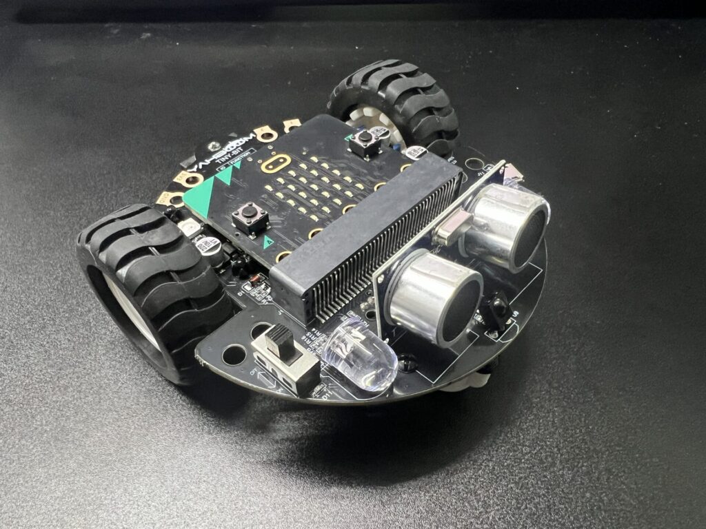 扇風機とmicro:bitでライントレース│枚方ロボット